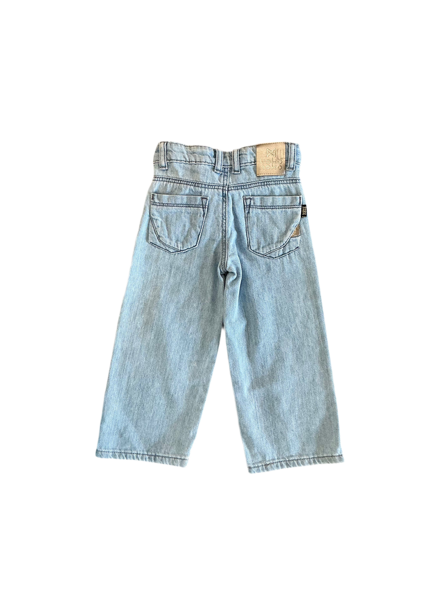 Wide Leg Denim Pants