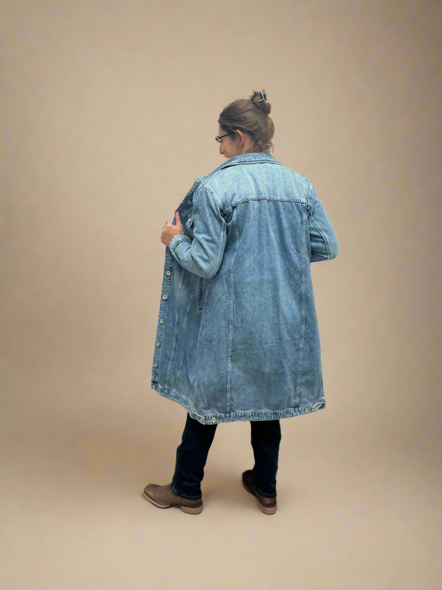 Long Denim Duster