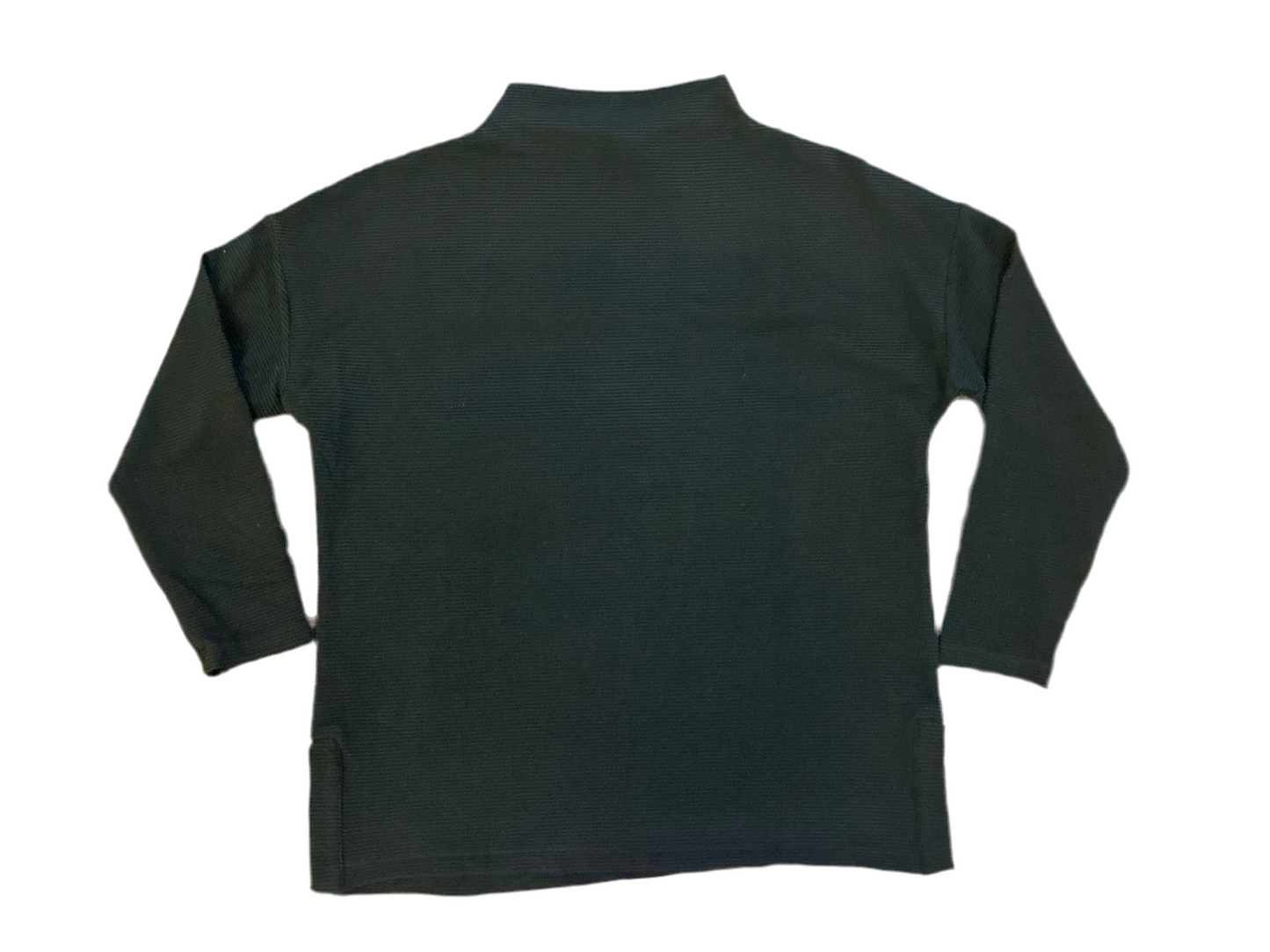Ribbed Mockneck Tunic Top