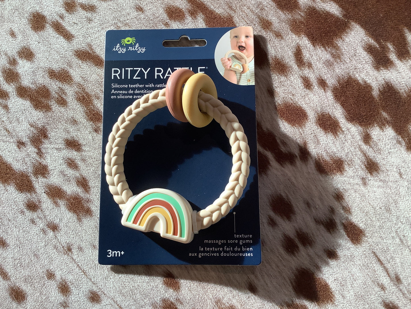 Ritzy teether rattle