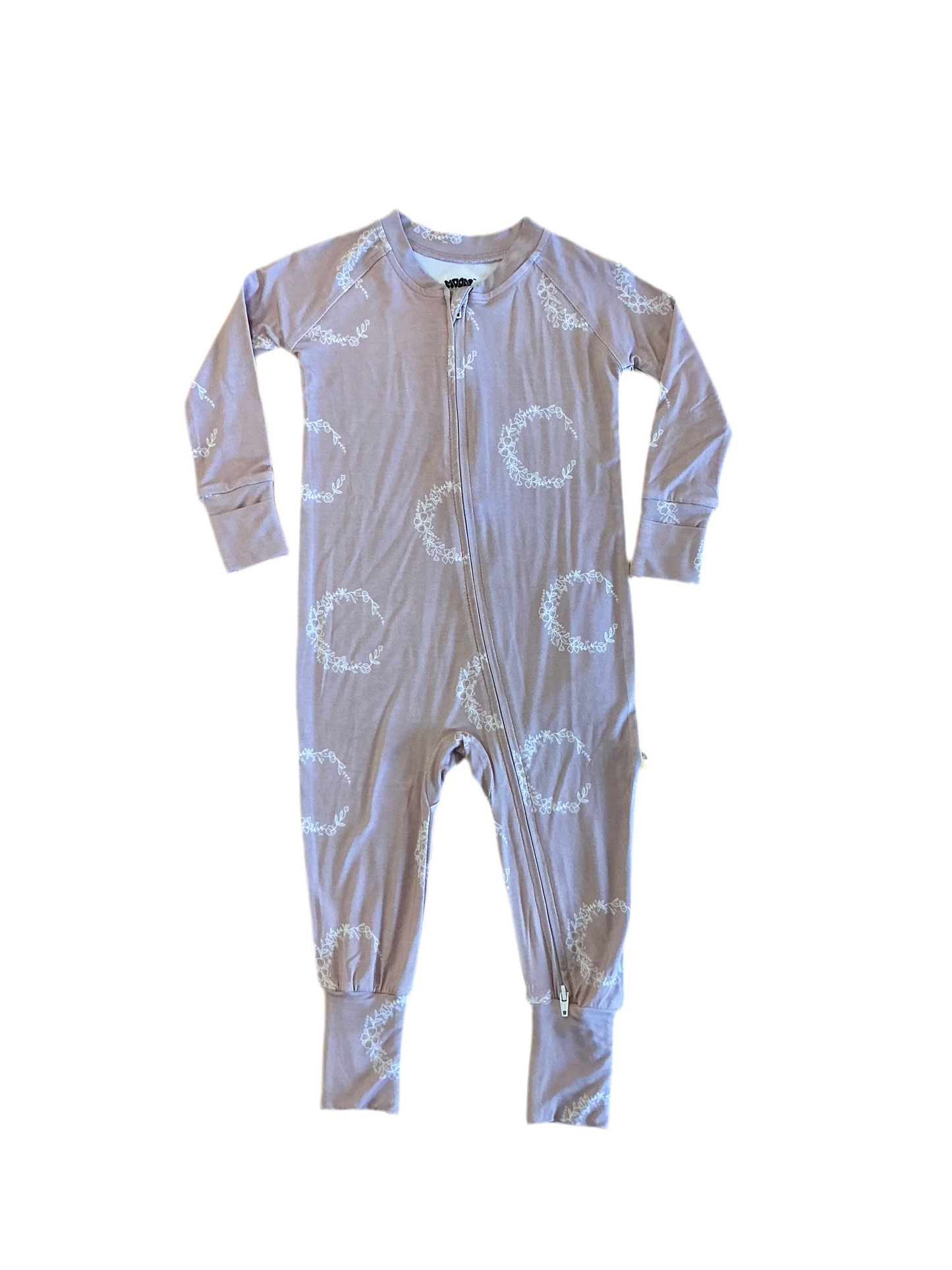 Moon fruit floral eclipse onesie