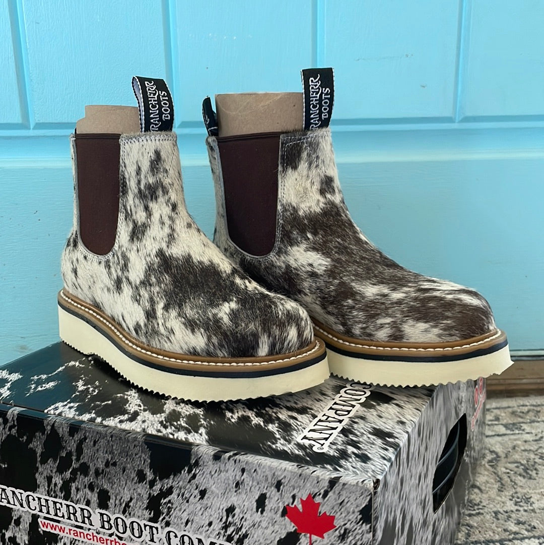 Lechera rancherr cowhide boot size 5