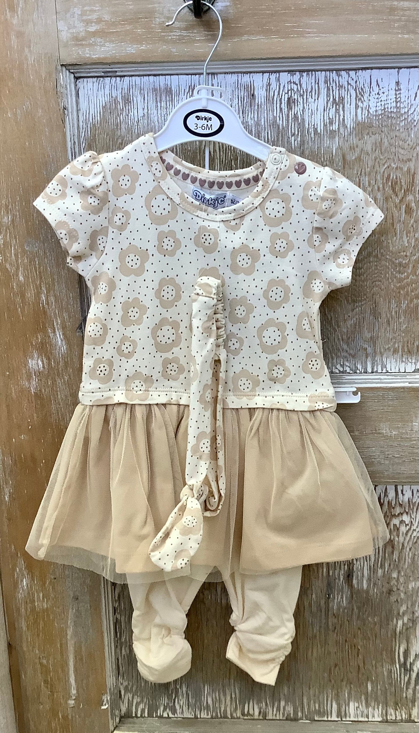 Retro Floral Dress Set