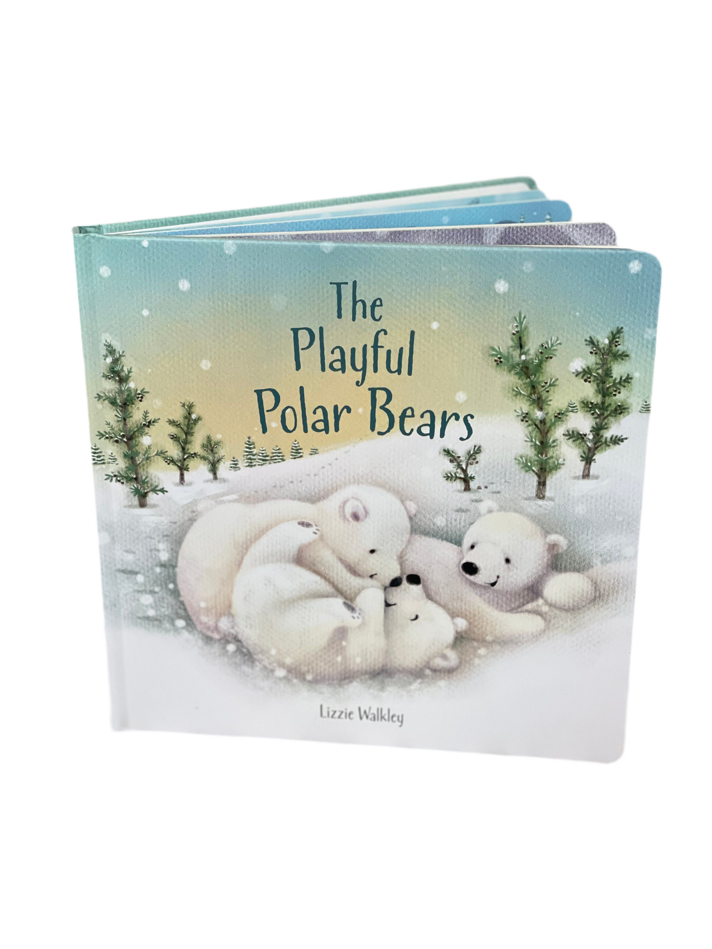 Playful Polar Bears Book by Jellycat