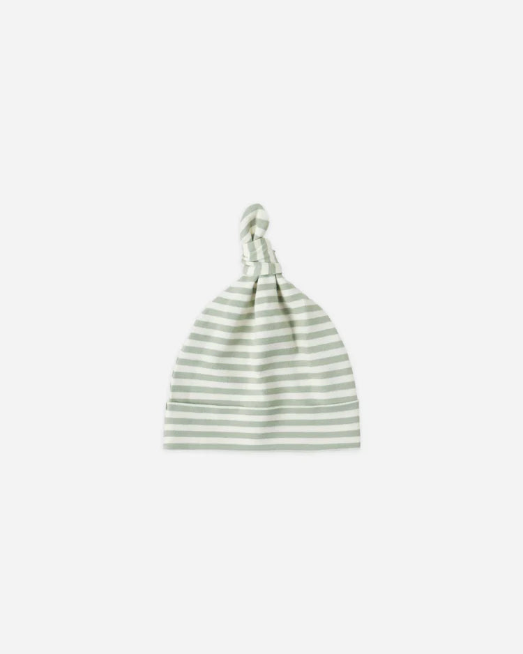Fern Stripe Knotted Baby Hat