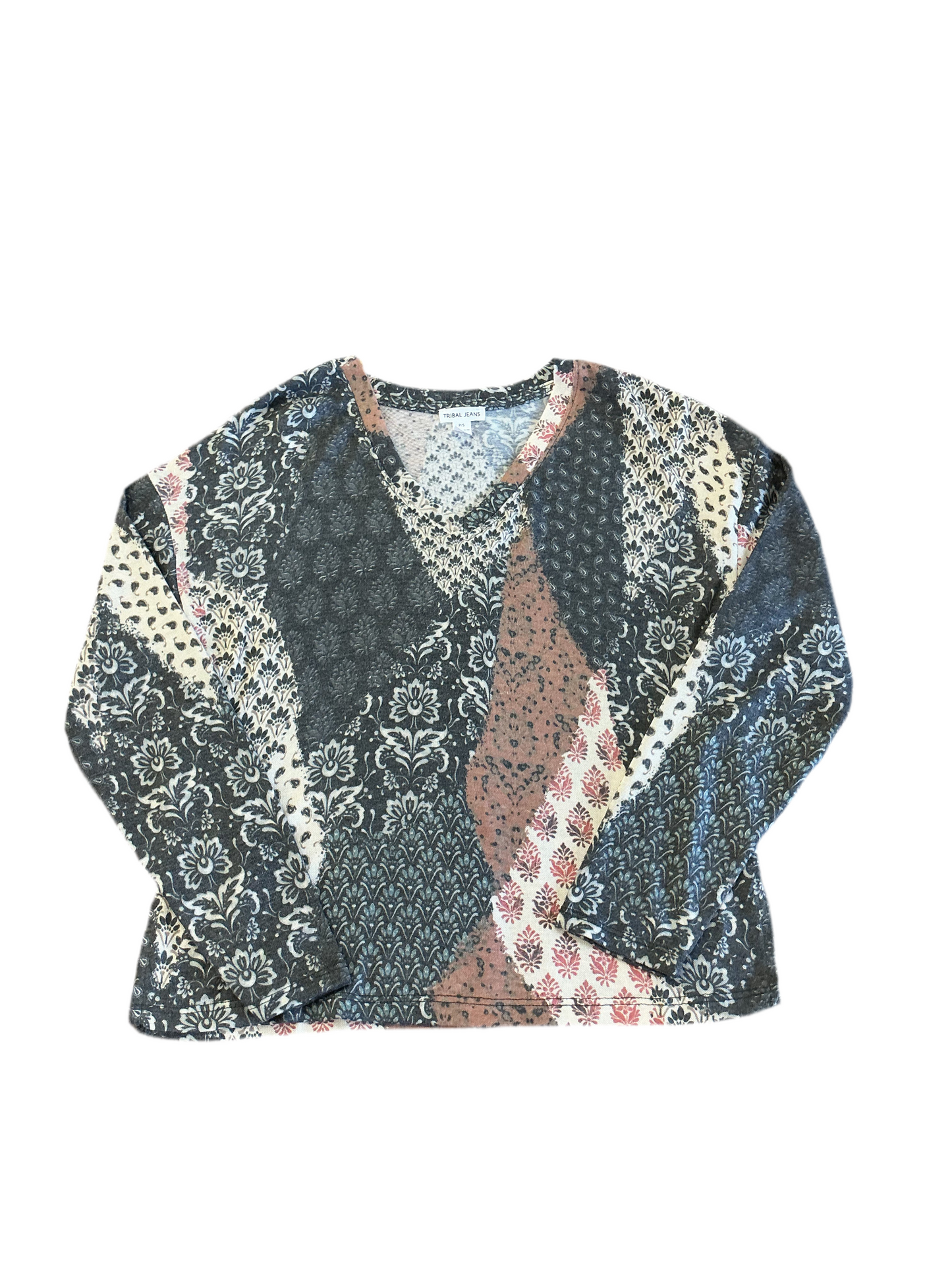 Nordic Patchwork V-neck