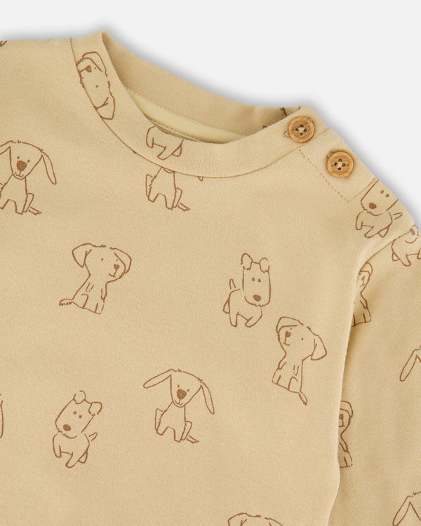 Puppy Print Baby Lounge Set