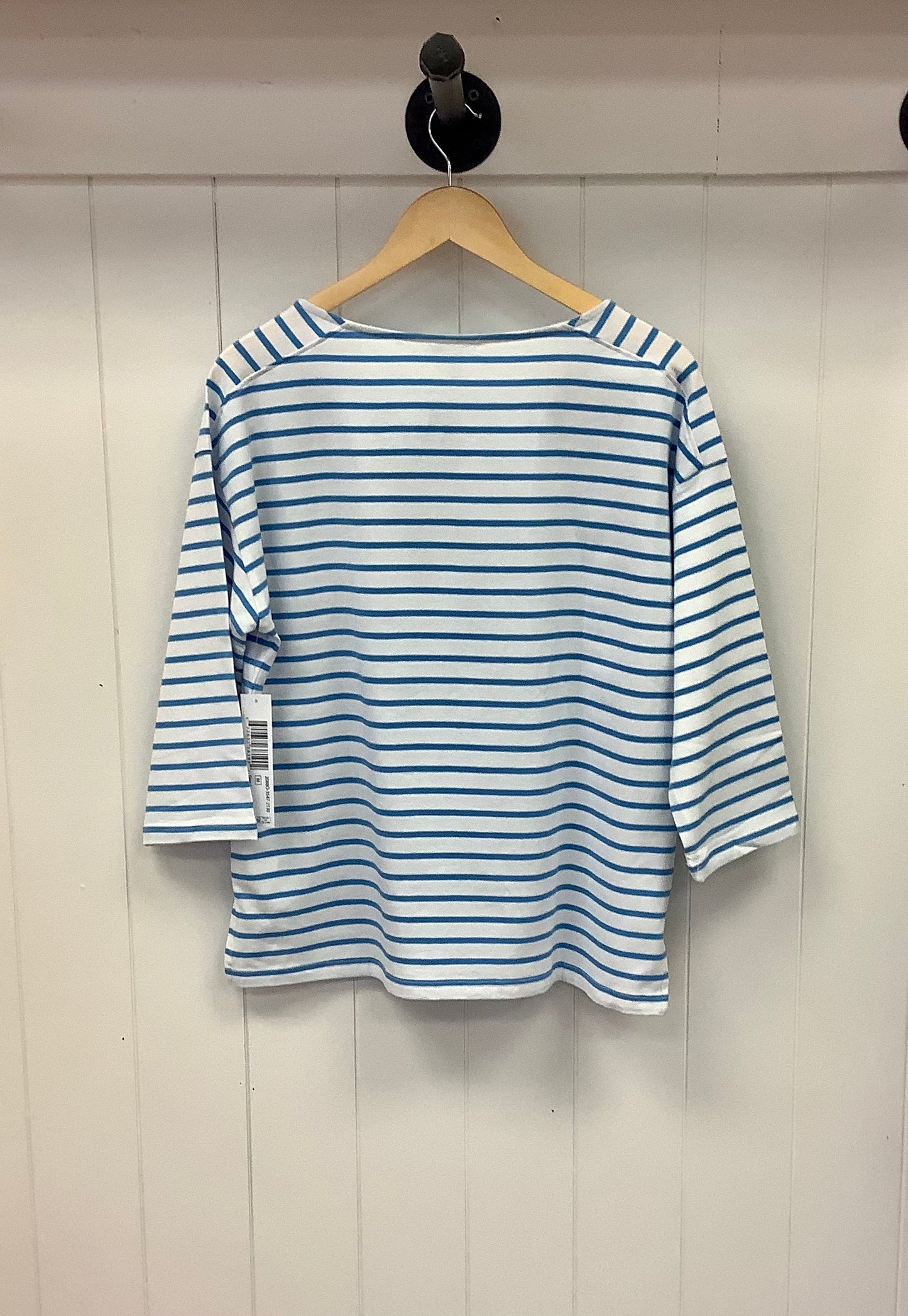 Nautical Stripe Boat Neck