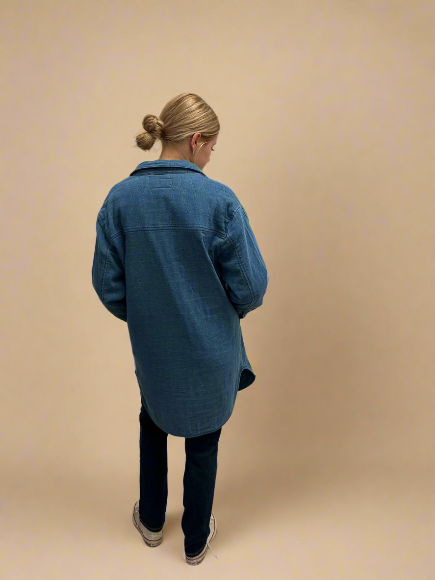Long Quilted Shacket