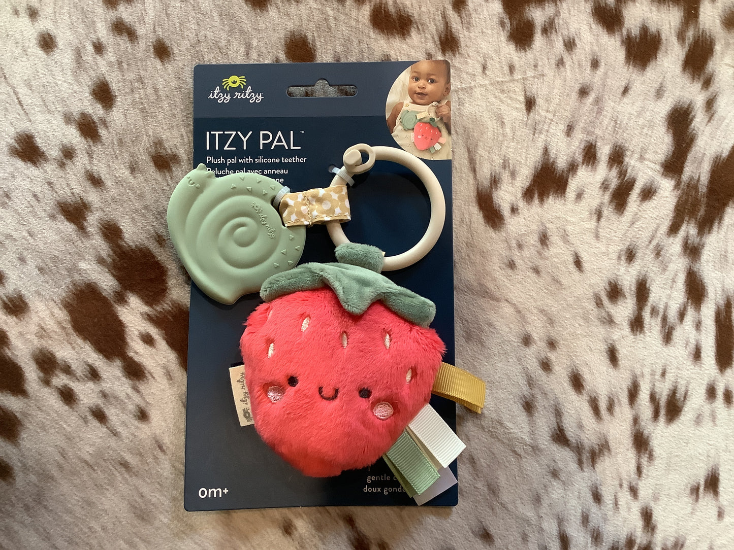 Itzy strawberry pal teether