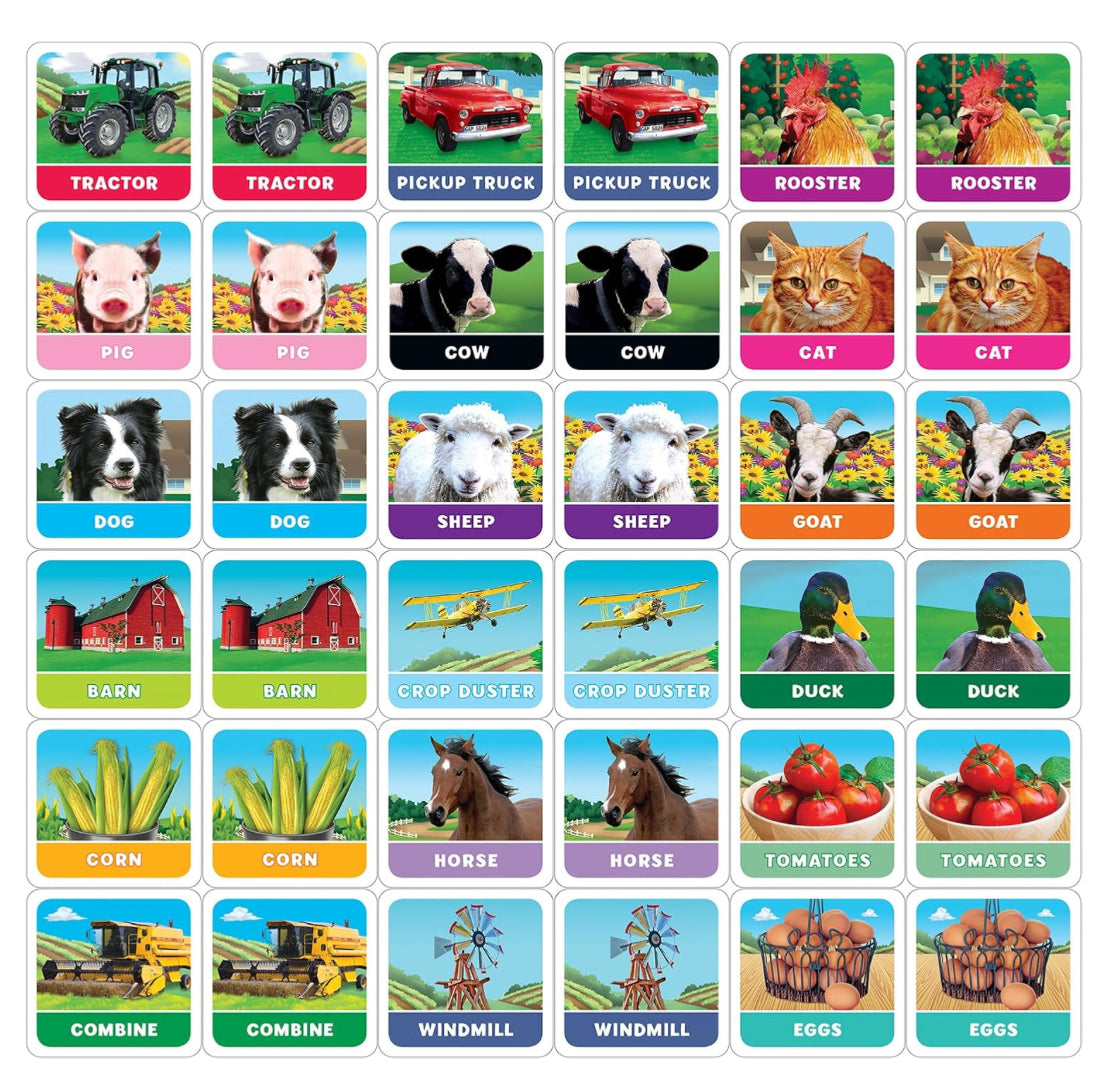 Old Macdonald’s Farm Matching Game