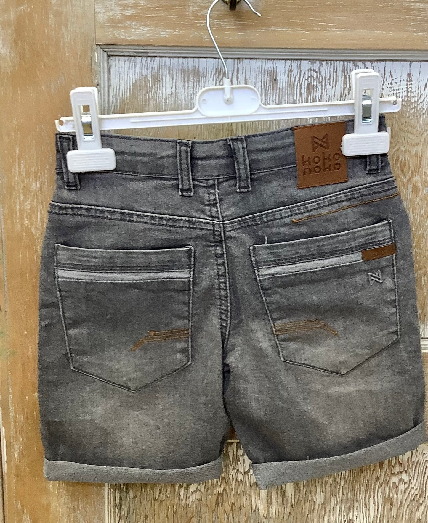 Denim Rolled-bottom Shorts