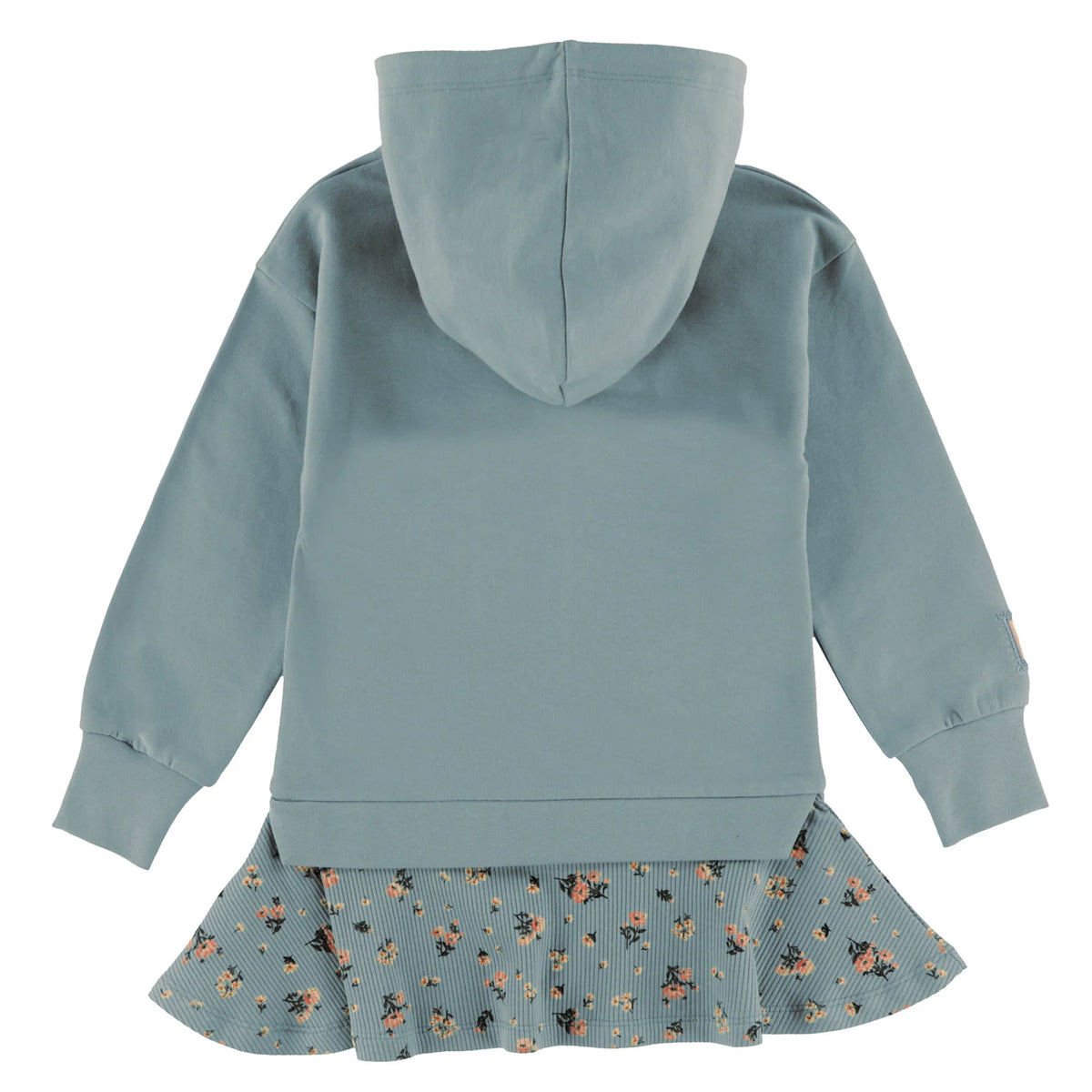 Girls Light Blue Hooded Tunic