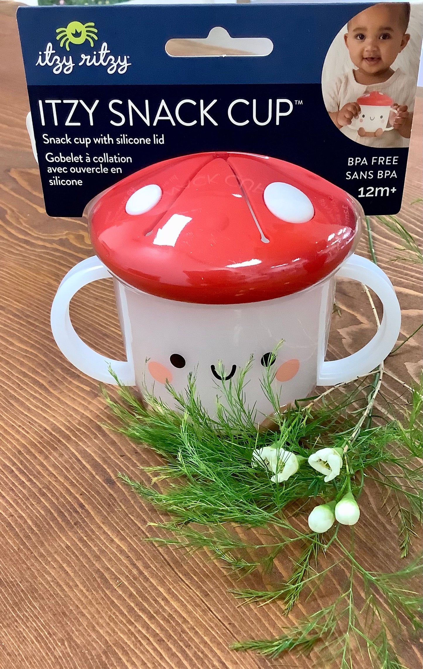 Itzy Snack Cup - Mushroom style