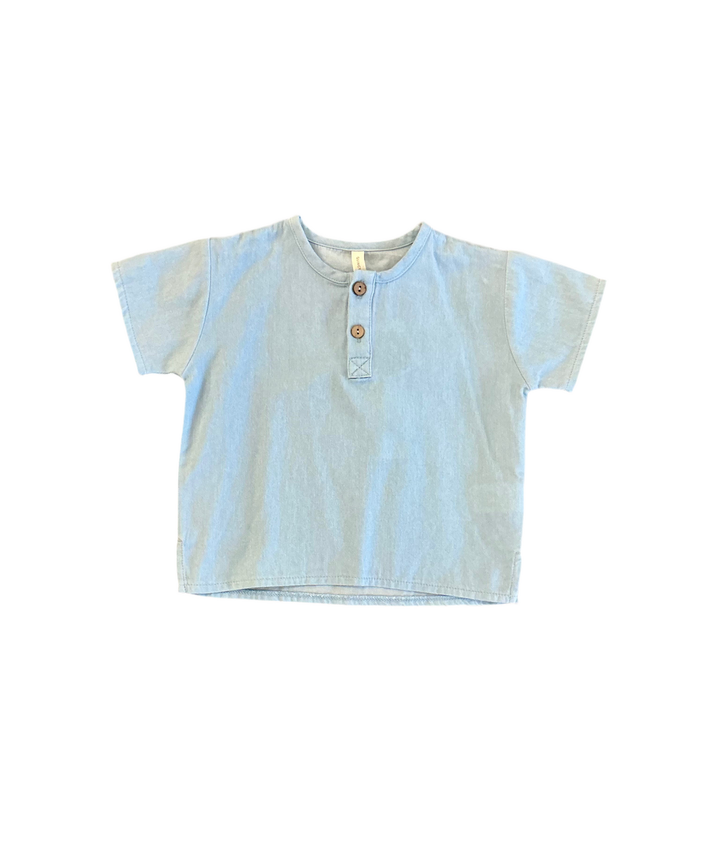 Chambray Henry Top
