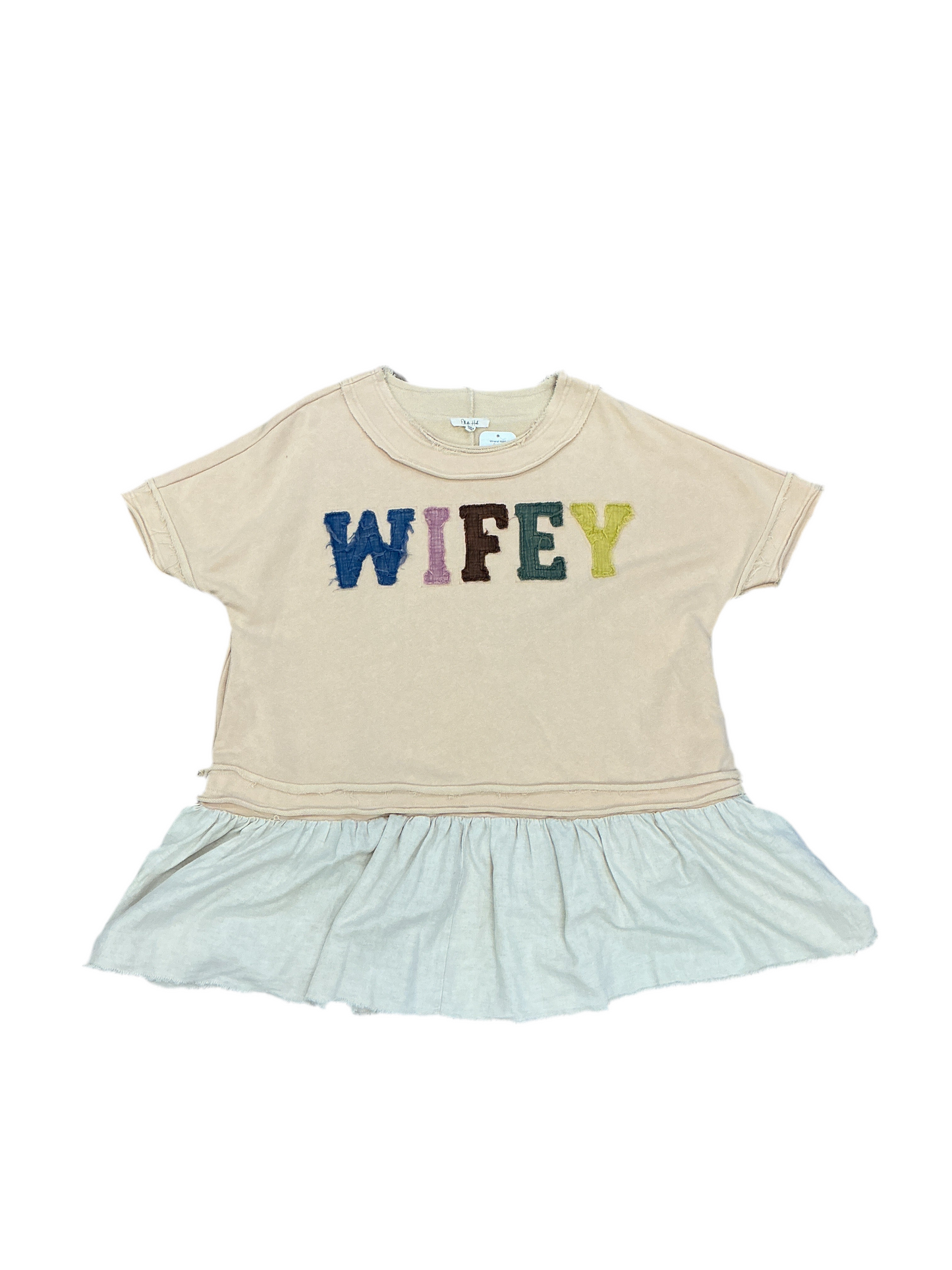 Oversized Wifey Top