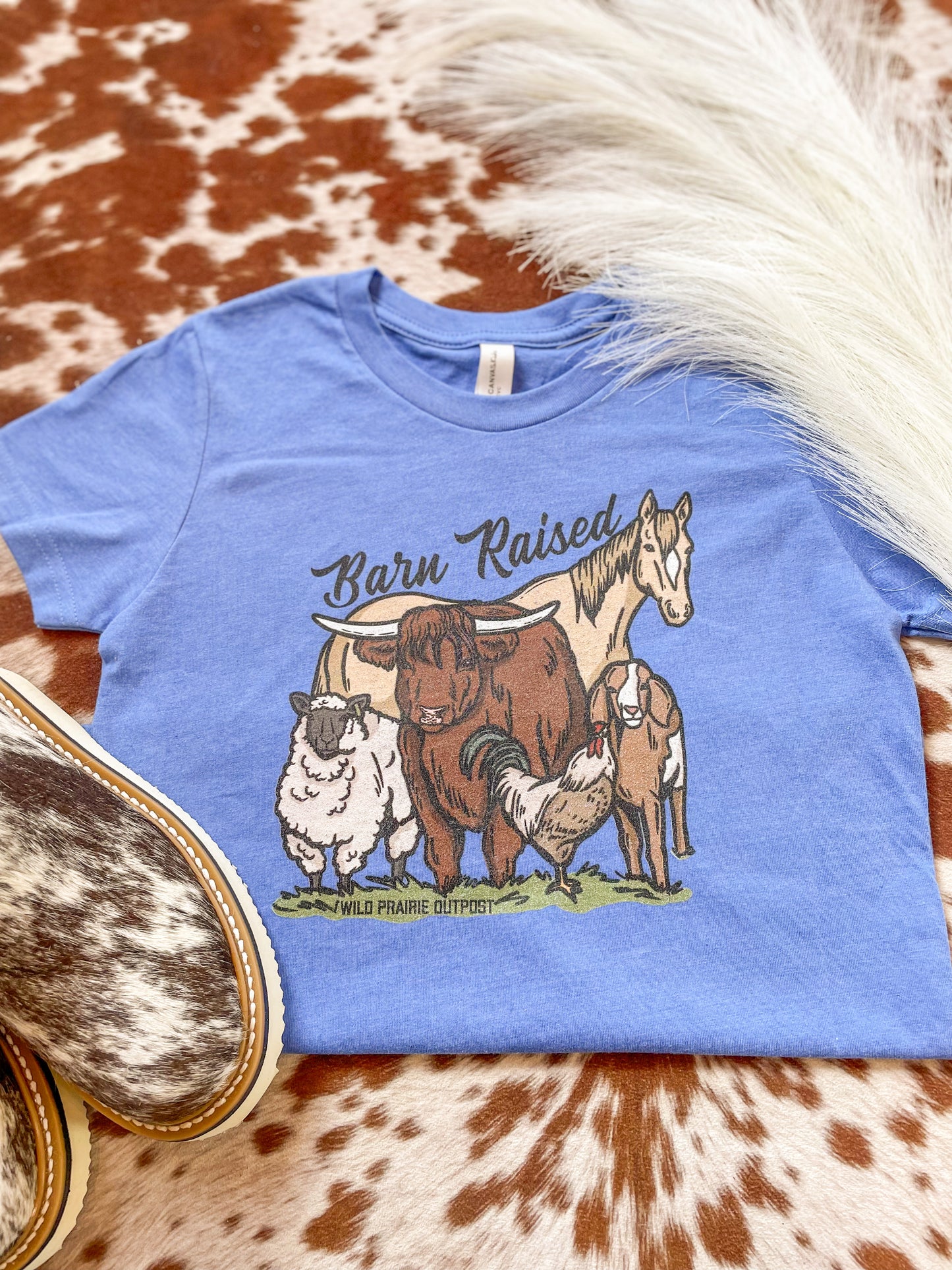 Barn Raised Kids tee