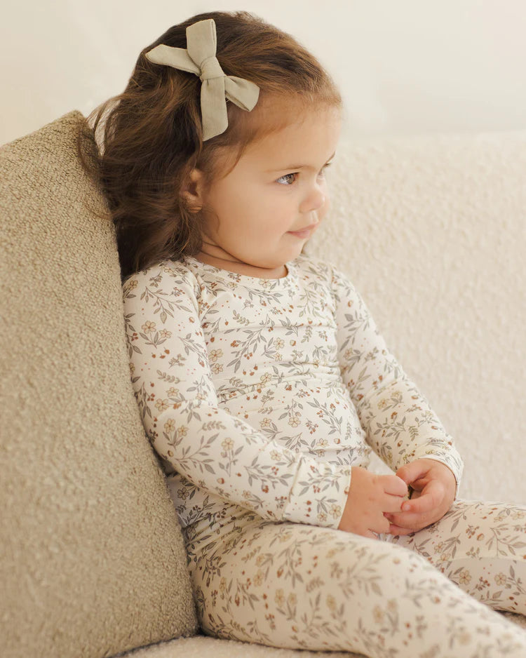 Natural, Fern, And Rose Bows Set