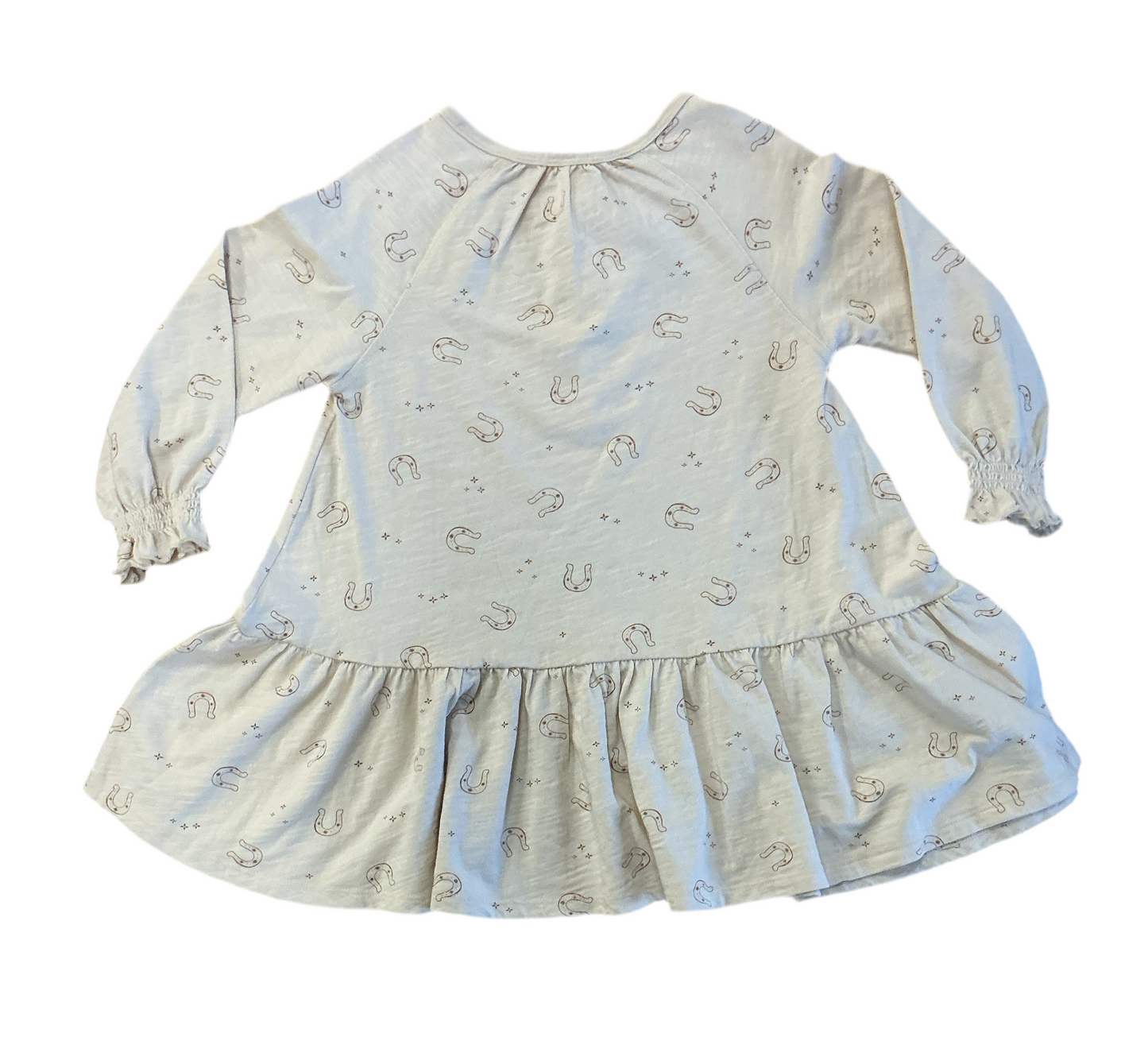 Horseshoe Print Swing Dress