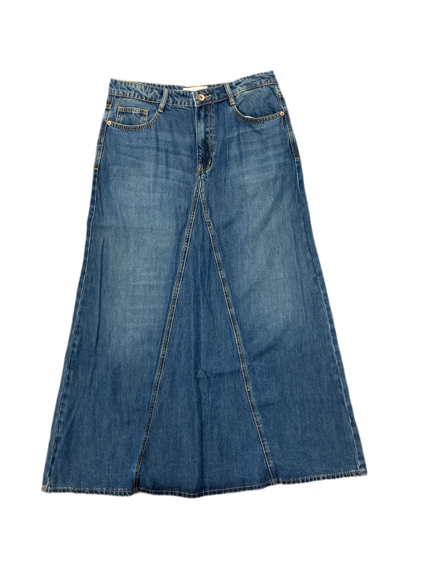Denim Maxi Skirt