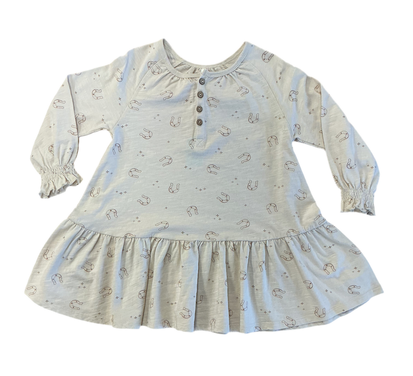 Horseshoe Print Swing Dress