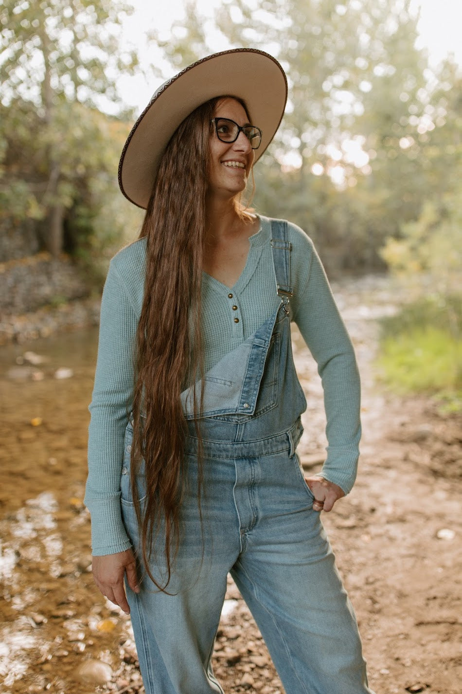 Sea Foam Waffle Knit Top