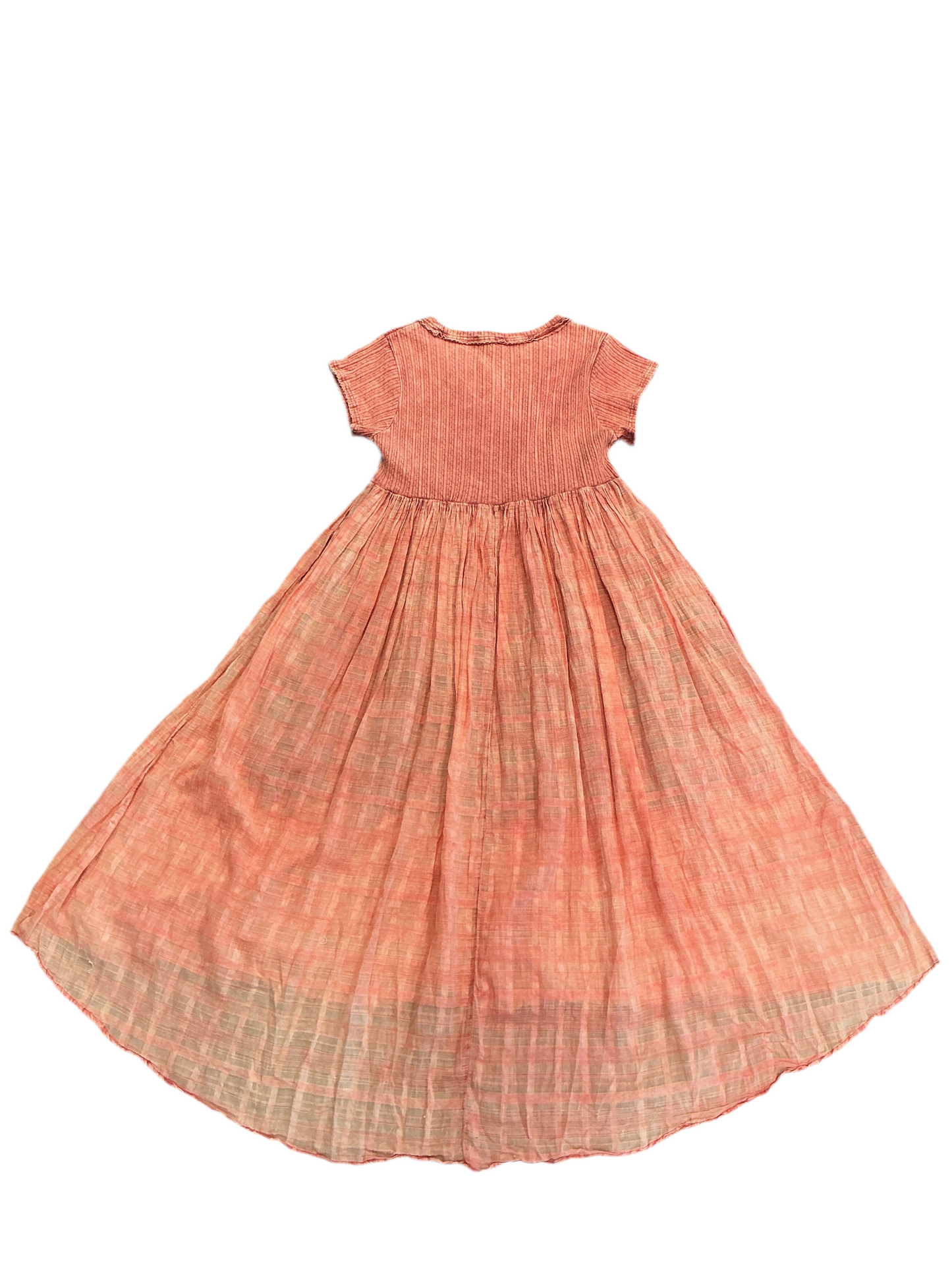 Orange Lace Maxi-dress