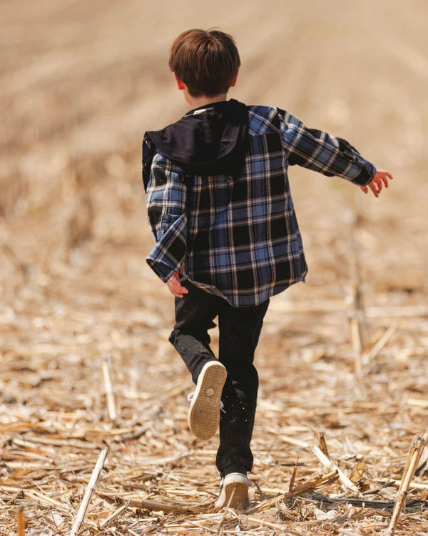 Plaid Hooded Shacket