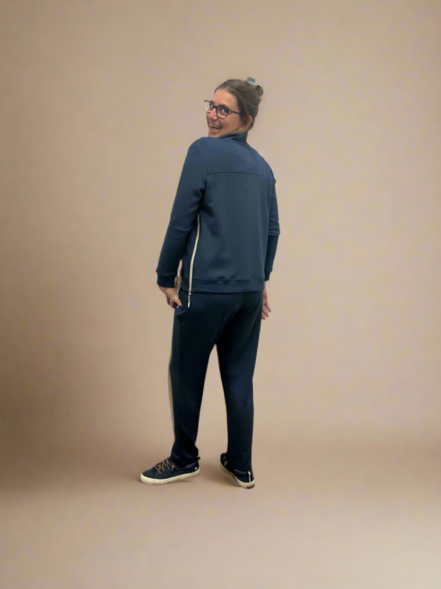 Athletic Zip-up Cardigan