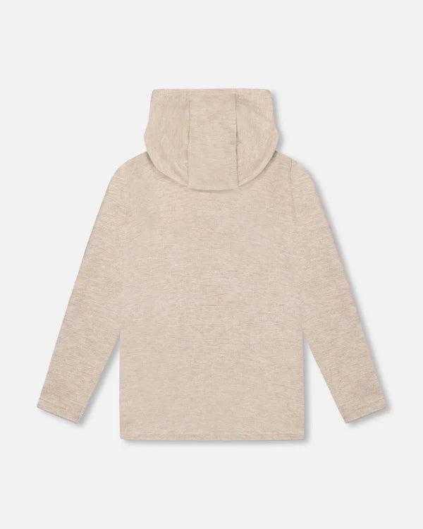 Oatmeal Hooded T-shirt