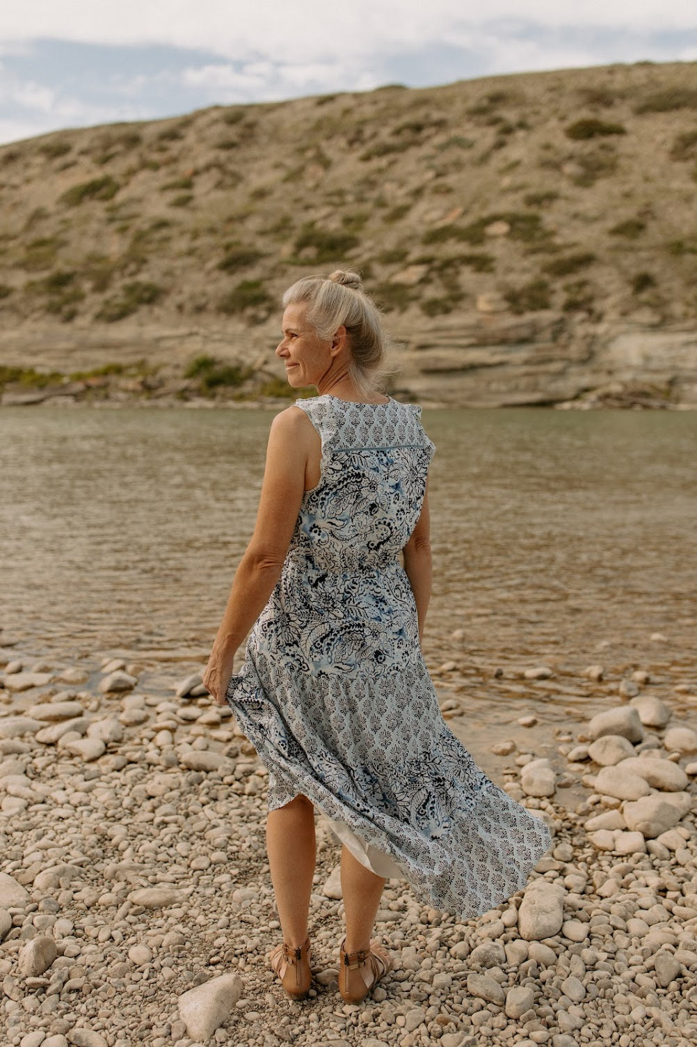 Tropical Tiered Maxi Dress