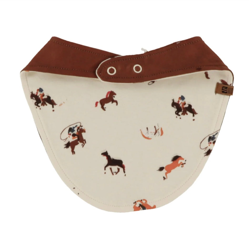 Reversible Bib Cowboy Onesie