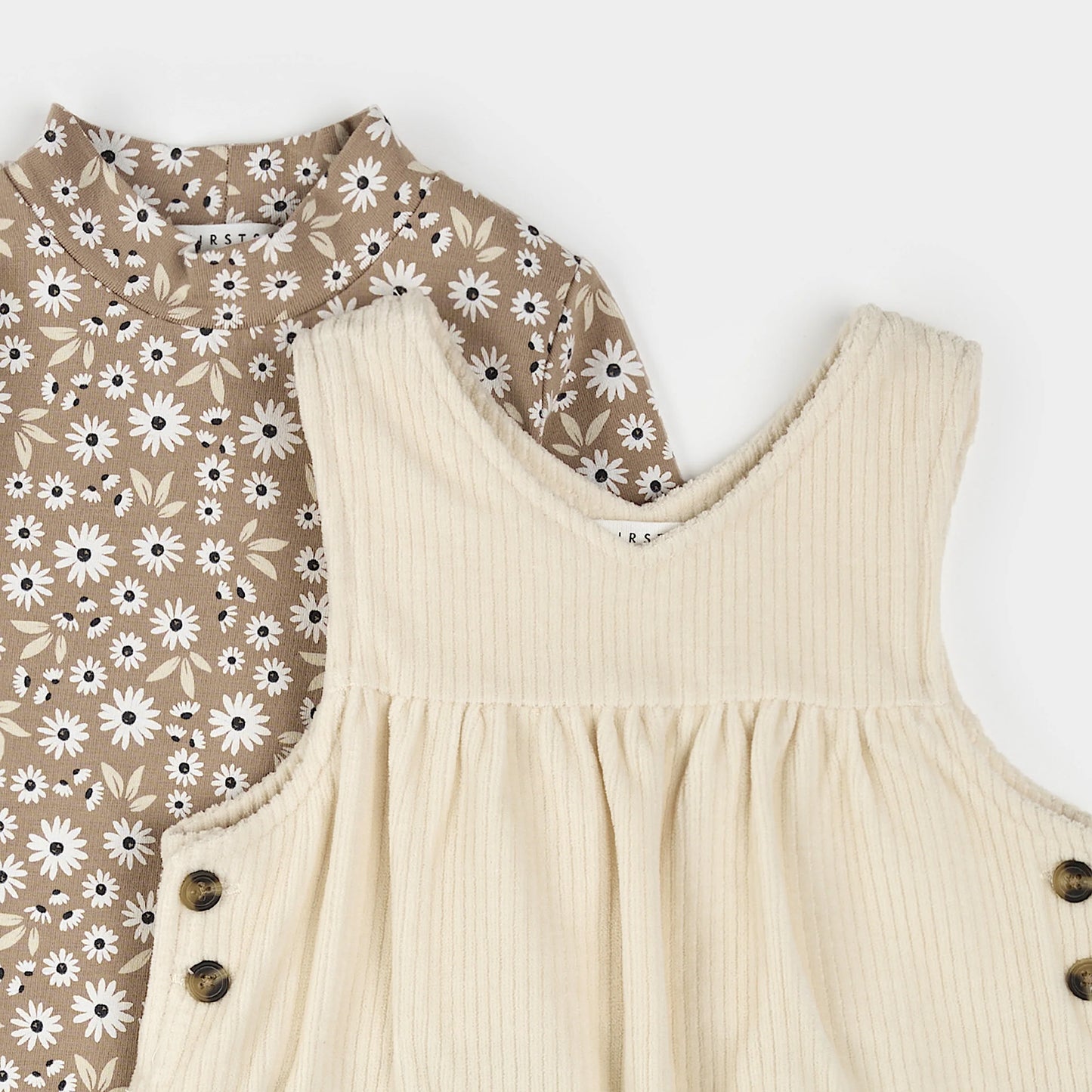Daisy Bodysuit And Overall Set