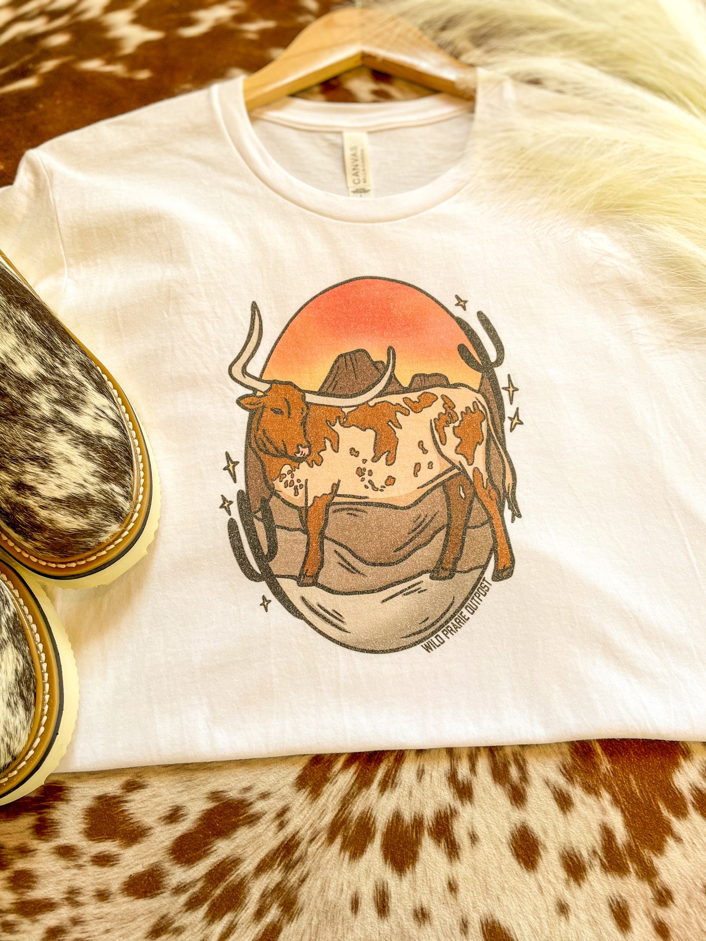 Desert Sunset Longhorn