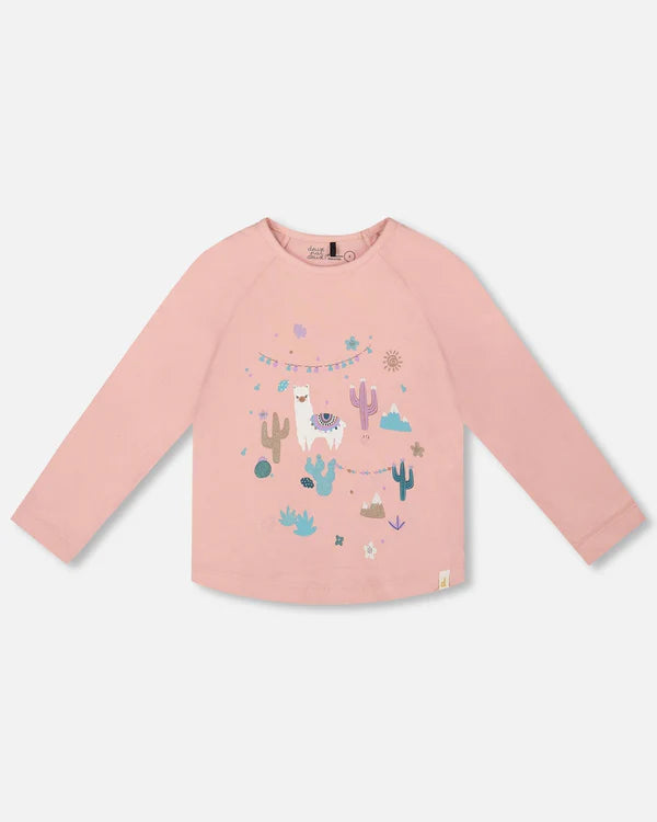 Playful Llama Long Sleeve Shirt