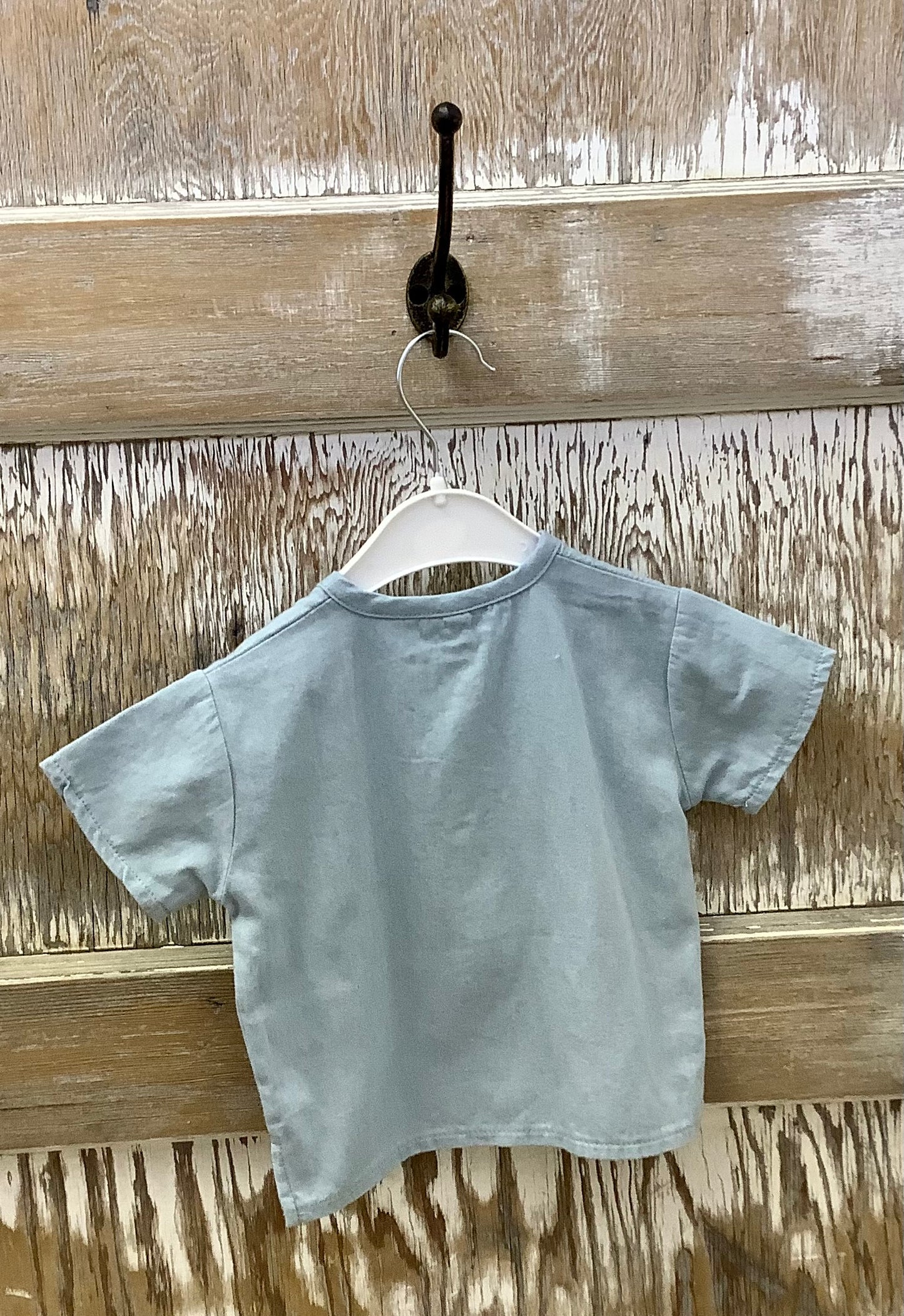 Chambray Henry Top