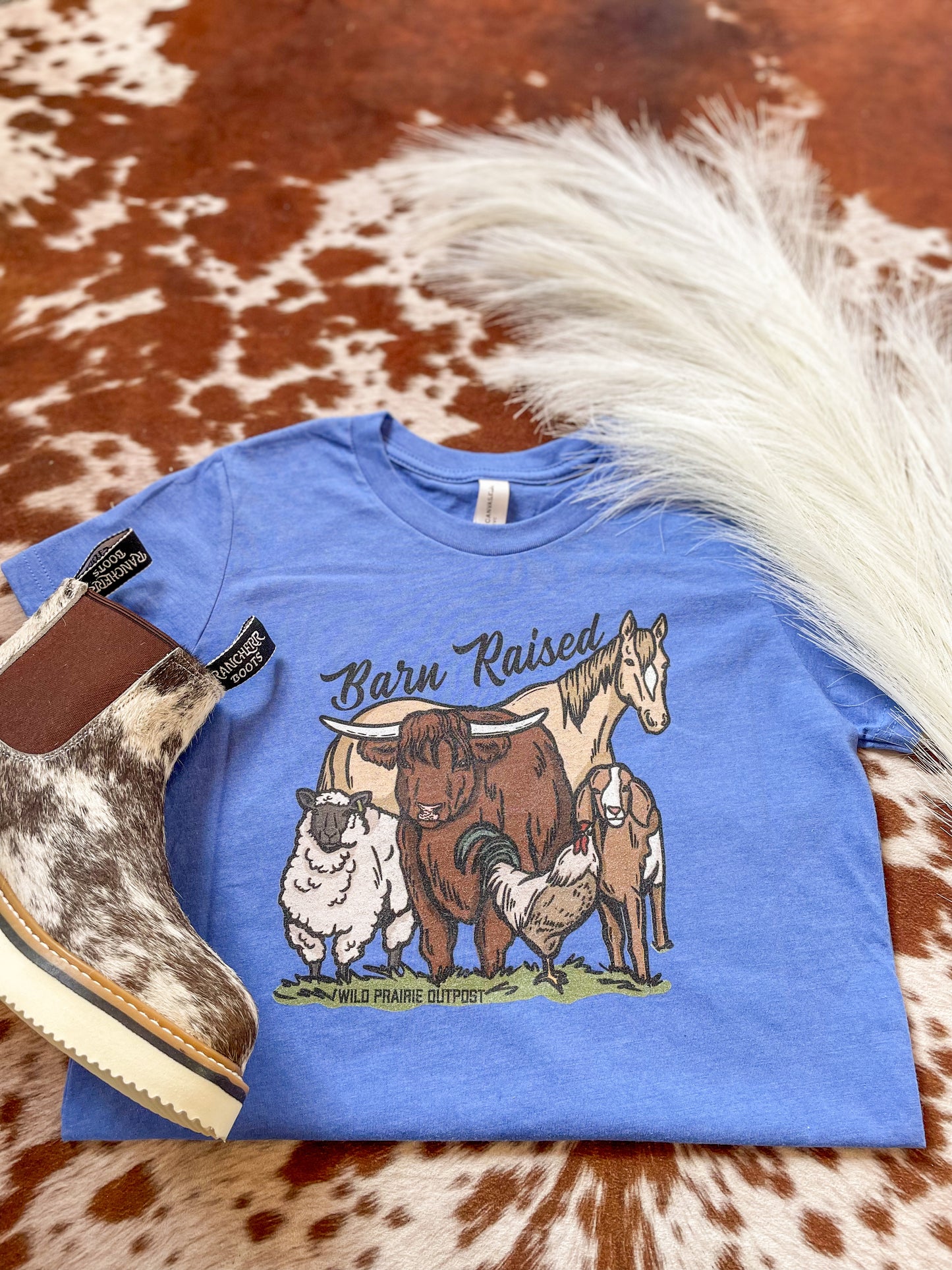 Barn Raised Kids tee