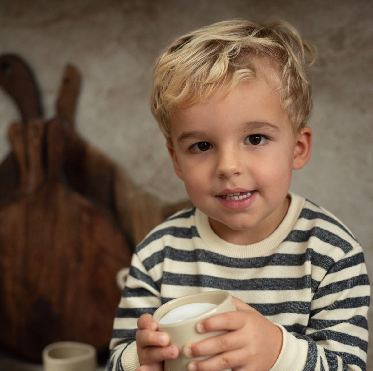 Boys Chic Striped Sweater