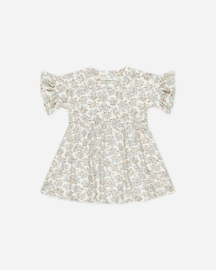 Babydoll Blue Ditsy Dress