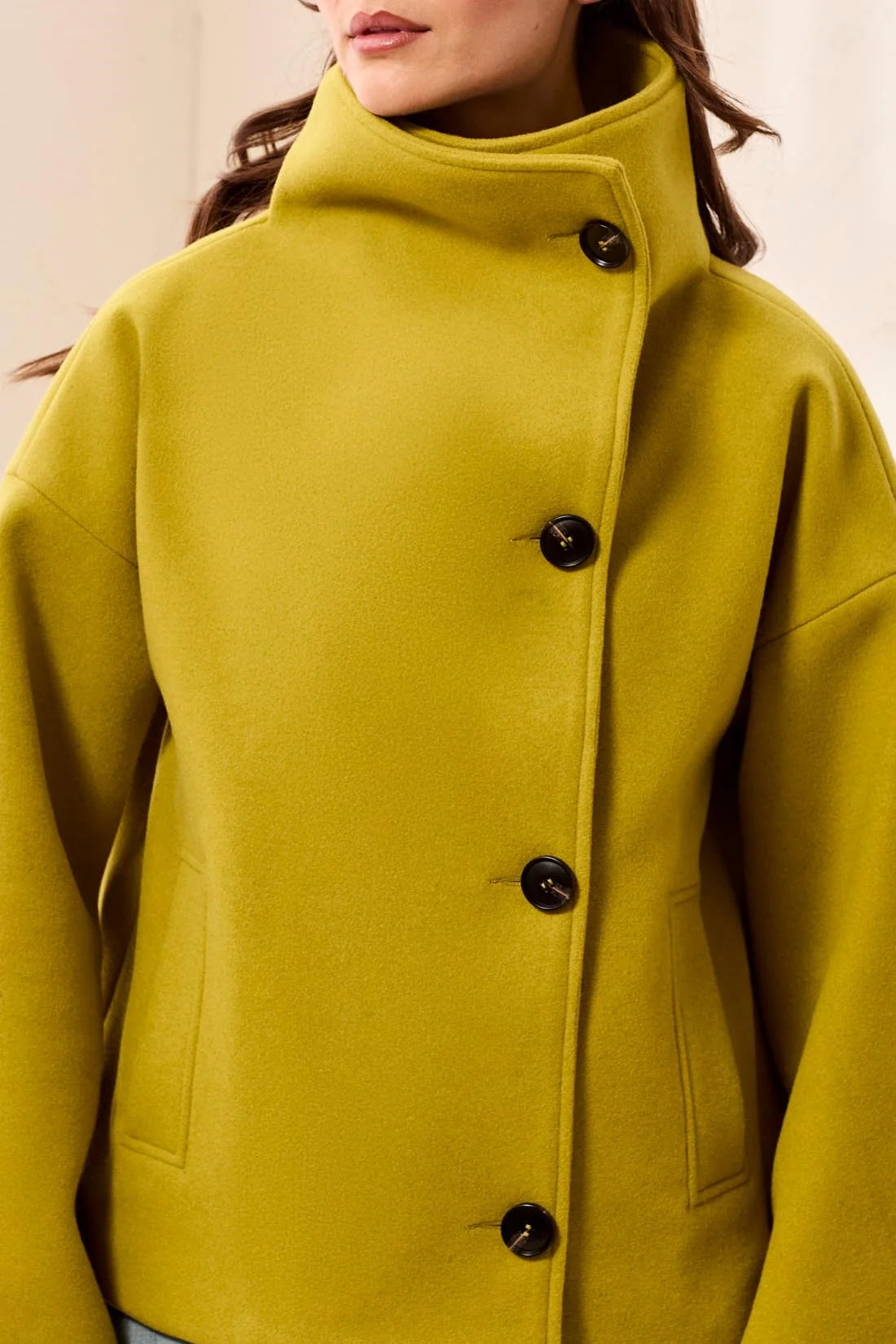 Lofty Chic Funnel Neck Jacket - Equinoxgold