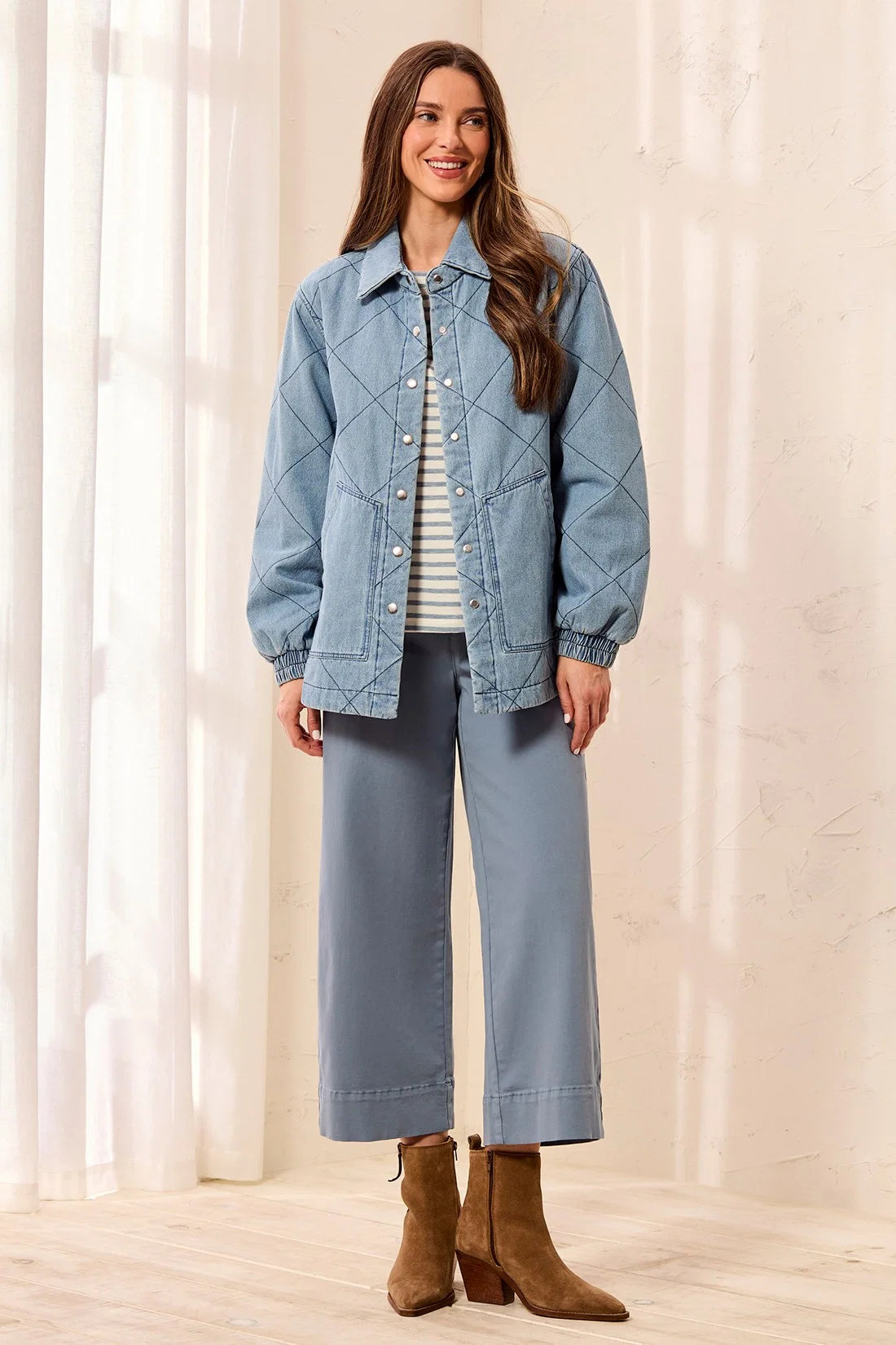 Skylight Denim Quilted Jacket