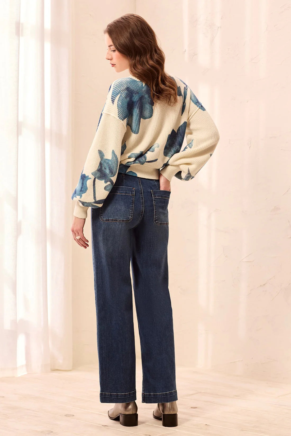 Sophia Curvy Super Straight Ankle Denim Jeans