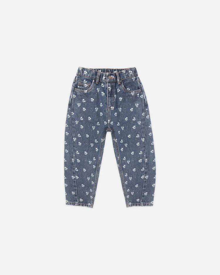 Heart Ditsy Barrel Pant