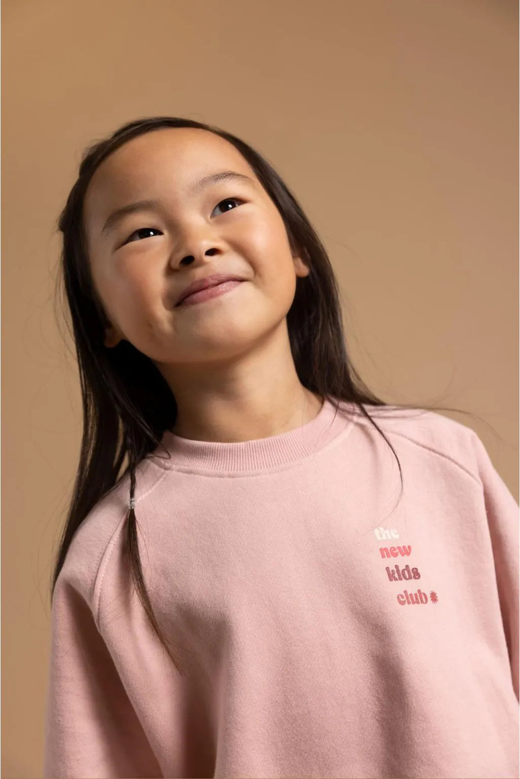 Girls Rose Crewneck Sweater