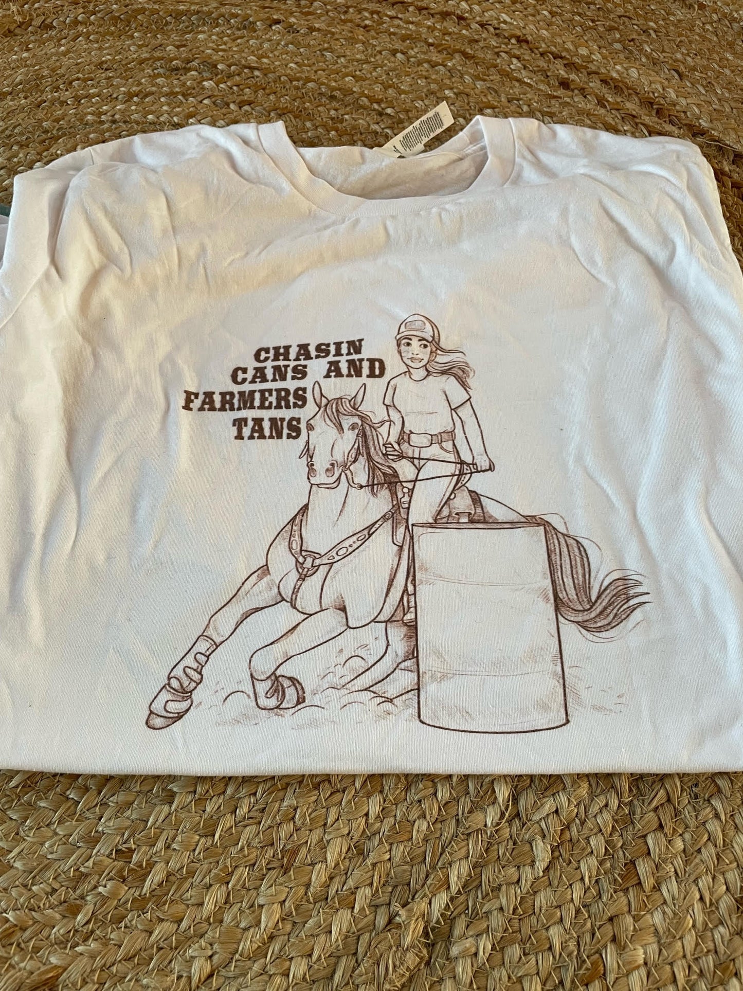 Chasin Cans + Farmer Tans Tee