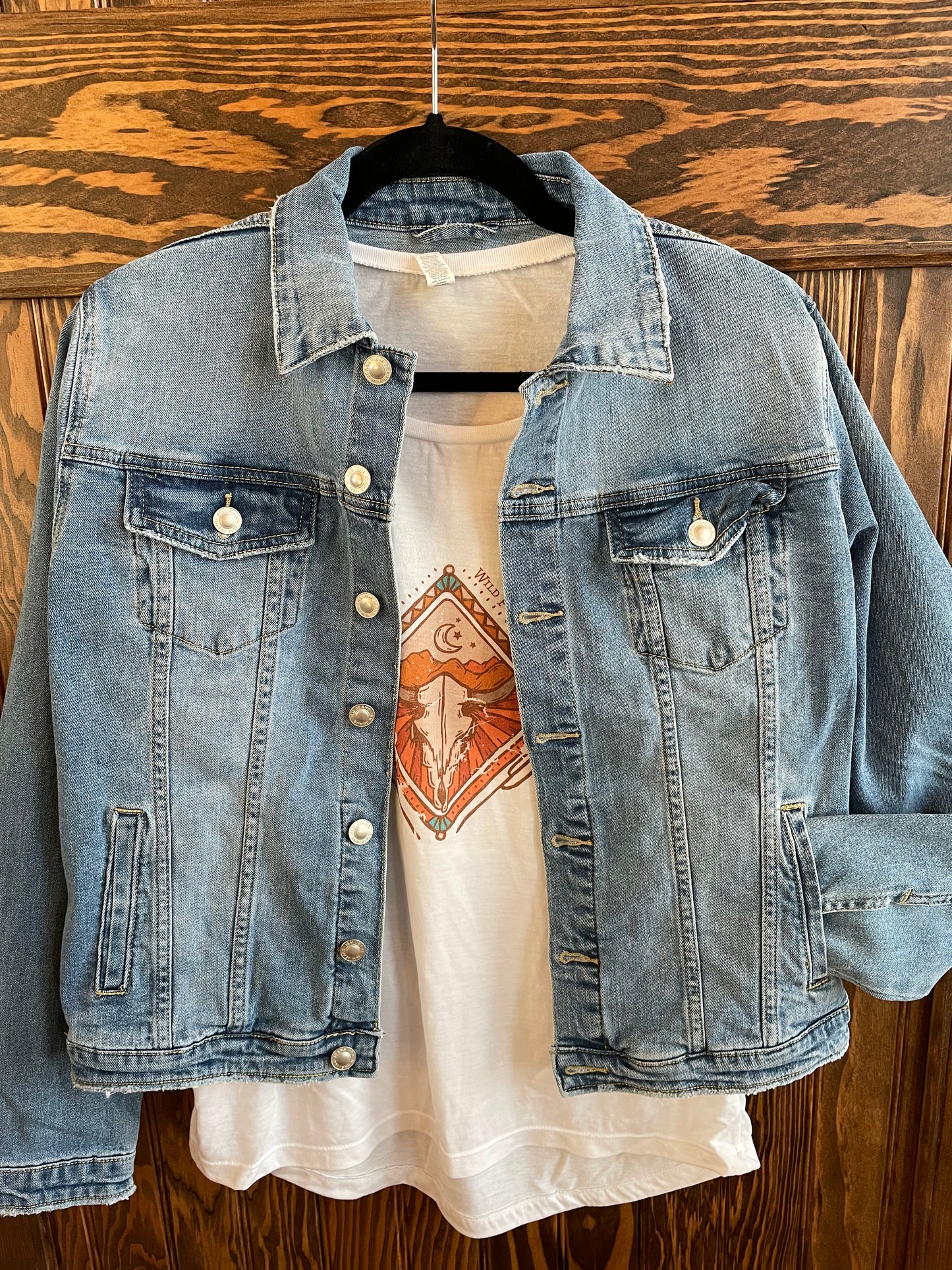 Dusty Desert Night Graphic Tee Shirt