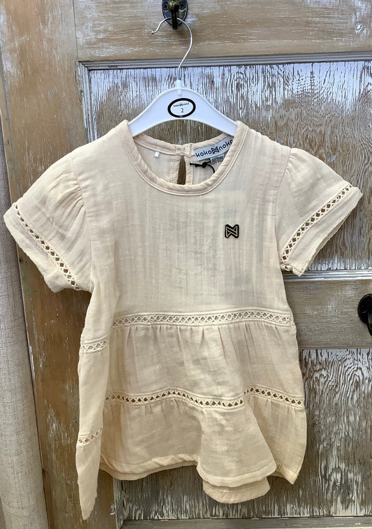 Lace Detail Tiered Dress