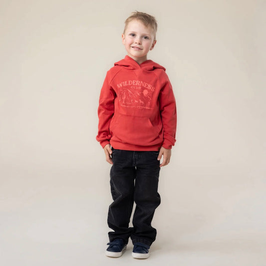 Boys Red Wilderness Hoodie
