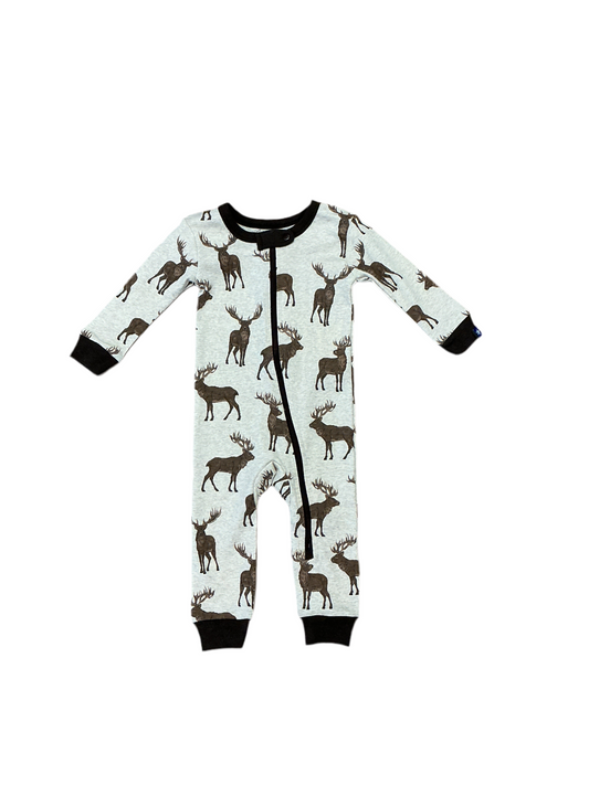Pine brush stags romper