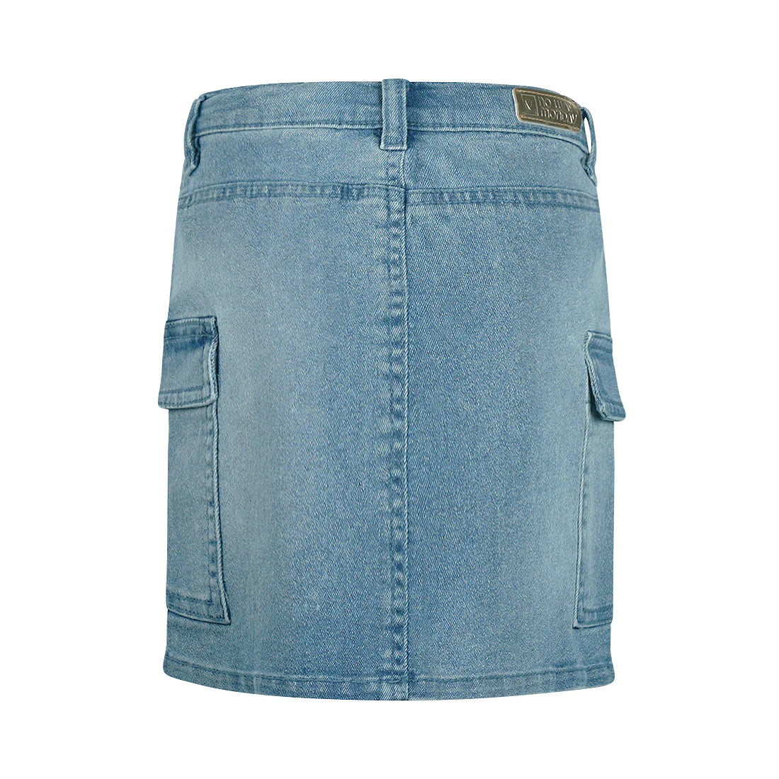 Denim Cargo Skirt